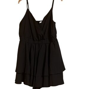 Soly Hux Women’s Plus Size V Nevi Cami Romper XLarge Plus